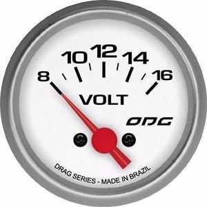 Indicador Odg Drag Voltimetro 52 Mm Menor preço em Indicador Odg Drag Voltimetro 52 Mm