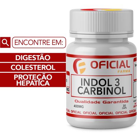 Indol 3 Carbinol 400Mg 30 Cápsulas - Oficialfarma Menor preço em Indol 3 Carbinol 400Mg 30 Cápsulas - Oficialfarma
