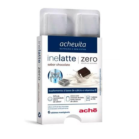 Inelatte Zero Açúcar Pocket 6 Tabletes Ache - Aché Menor preço em Inelatte Zero Açúcar Pocket 6 Tabletes Ache - Aché