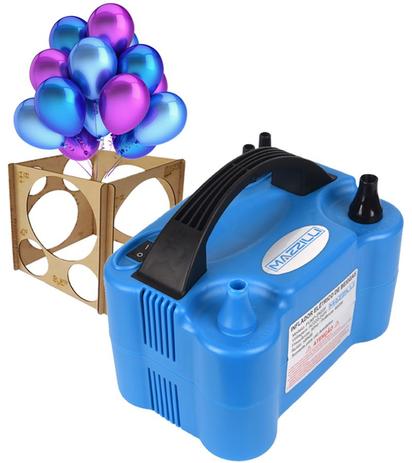Inflador de Bexiga e Balão Mazzilli 2 Bicos Medidor MDF 220v Azul Menor preço em Inflador de Bexiga e Balão Mazzilli 2 Bicos Medidor MDF 220v Azul