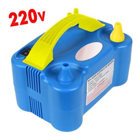 Inflador Elétrico Balão Bexiga Compressor Bomba 2 Bicos Festa Azul 220v - TOANINNI é boa?