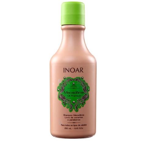 Inoar Macadâmia Oil Premium Shampoo 250ml Menor preço em Inoar Macadâmia Oil Premium Shampoo 250ml