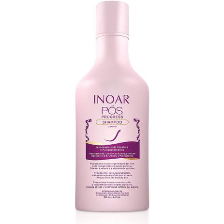 Inoar Pós Progress Shampoo 250ml Menor preço em Inoar Pós Progress Shampoo 250ml