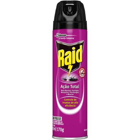 Inseticida Aerossol Raid Ação Total 285ml Menor preço em Inseticida Aerossol Raid Ação Total 285ml