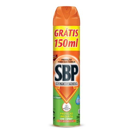 Inseticida Aerossol SBP 450ml com Óleo De Eucalipto Menor preço em Inseticida Aerossol SBP 450ml com Óleo De Eucalipto