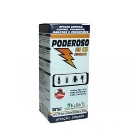 Inseticida Poderoso 25 Ce Fipronil 30ml Menor preço em Inseticida Poderoso 25 Ce Fipronil 30ml