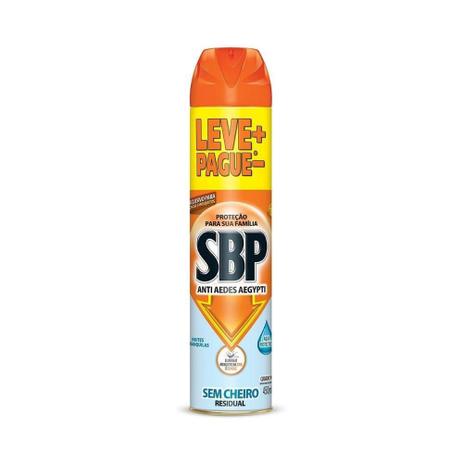 Inseticida SBP Anti Aedes Aegypti Spray 450ml Menor preço em Inseticida SBP Anti Aedes Aegypti Spray 450ml