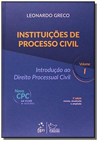 Instituicoes de processo civil: introducao ao dire - Forense Menor preço em Instituicoes de processo civil: introducao ao dire - Forense