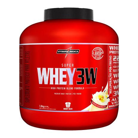 Integralmedica Super Whey 3W Baunilha 1,8 KG Menor preço em Integralmedica Super Whey 3W Baunilha 1,8 KG