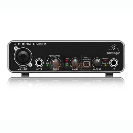 Interface de Áudio Behringer U-Phoria UMC22 é boa?