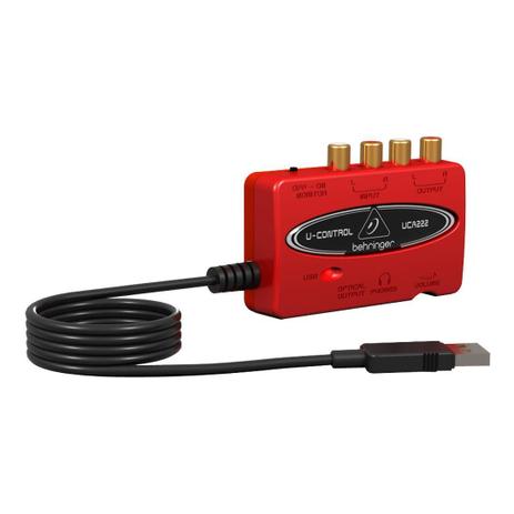 Interface de Áudio Behringer UCA222 Menor preço em Interface de Áudio Behringer UCA222