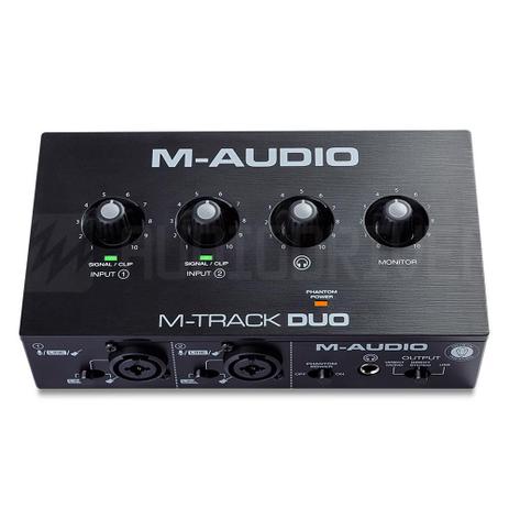 Interface de Audio M-Audio 2 Canais M-Track Duo Menor preço em Interface de Audio M-Audio 2 Canais M-Track Duo