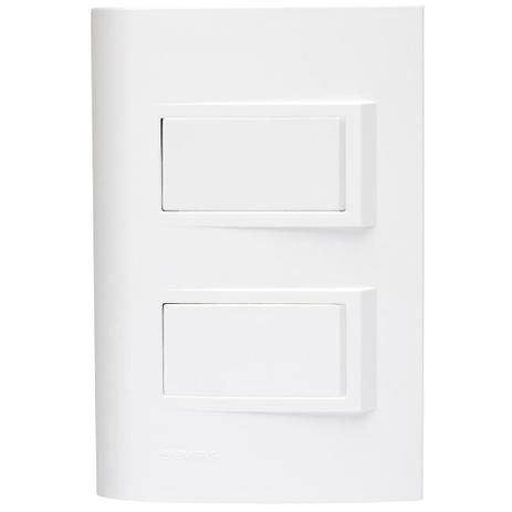 Interruptor 4X2 Vivace 2 T Simples 5TA99347 Siemens Menor preço em Interruptor 4X2 Vivace 2 T Simples 5TA99347 Siemens