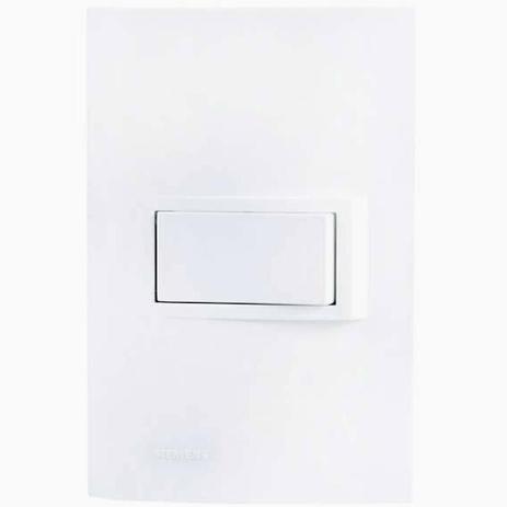 Interruptor 4X2 Vivace Simples 5TA99340 Siemens Menor preço em Interruptor 4X2 Vivace Simples 5TA99340 Siemens