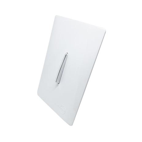 Interruptor Bipolar Paralelo Branco Vertical Com Placa 4x2 Branca - Novara idn - Dicompel Menor preço em Interruptor Bipolar Paralelo Branco Vertical Com Placa 4x2 Branca - Novara idn - Dicompel