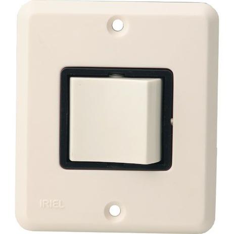 Interruptor bipolar simples - 10a 250v - sistema iriel Menor preço em Interruptor bipolar simples - 10a 250v - sistema iriel