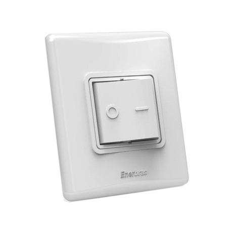 Interruptor Bipolar SX 10A 1 Tecla Branco Linha E Enerbras Menor preço em Interruptor Bipolar SX 10A 1 Tecla Branco Linha E Enerbras