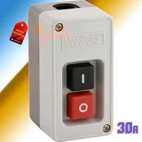 Interruptor de Tecla / Chave Liga-Desliga Tripolar 30A CS102 Preto/Vermelho Margirius PA003052 Menor preço em Interruptor de Tecla / Chave Liga-Desliga Tripolar 30A CS102 Preto/Vermelho Margirius PA003052