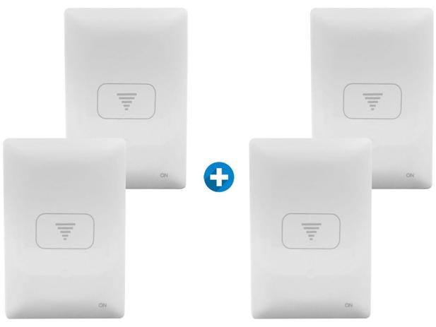Interruptor Digital Dimmer OneTouch - ON Eletrônicos 4 Unidades Menor preço em Interruptor Digital Dimmer OneTouch - ON Eletrônicos 4 Unidades