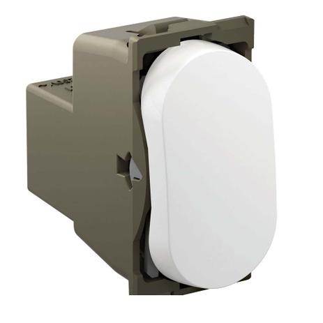 Interruptor intermediário 1 módulo 10A 250V branco Nereya Pial Menor preço em Interruptor intermediário 1 módulo 10A 250V branco Nereya Pial