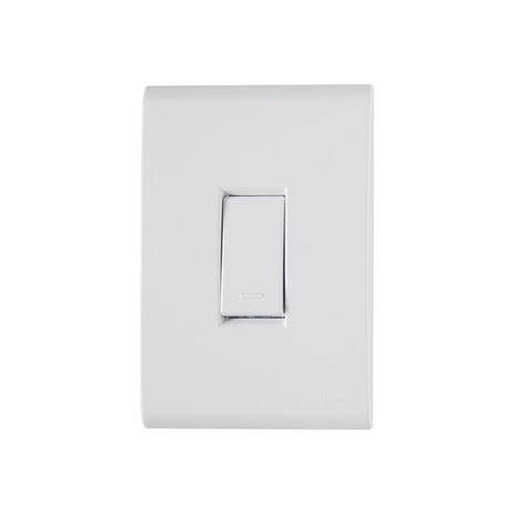 Interruptor Paralelo Tramontina Linha Liz com Placa 4x2 Branco Menor preço em Interruptor Paralelo Tramontina Linha Liz com Placa 4x2 Branco
