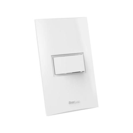 Interruptor Simples 10A 4X2 1 Tecla Branco Beleze Enerbras Menor preço em Interruptor Simples 10A 4X2 1 Tecla Branco Beleze Enerbras
