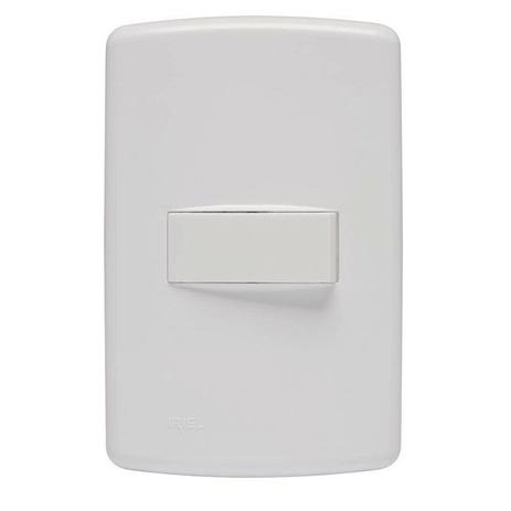 Interruptor Simples 10A 4X2 1 Tecla Branco Duale UP Iriel Menor preço em Interruptor Simples 10A 4X2 1 Tecla Branco Duale UP Iriel