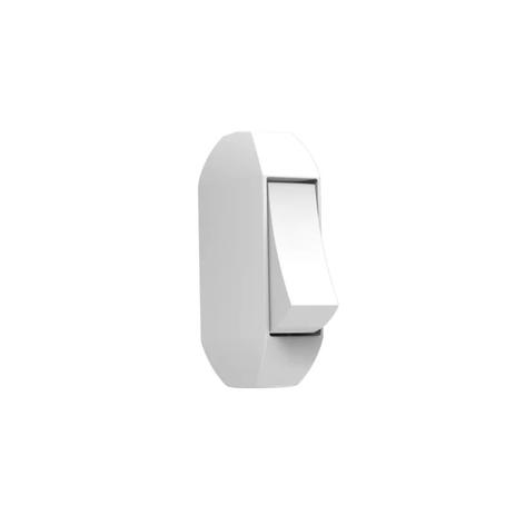 Interruptor Simples 10A de Sobrepor 1 Tecla Branco Pêra Standard Enerbras Menor preço em Interruptor Simples 10A de Sobrepor 1 Tecla Branco Pêra Standard Enerbras