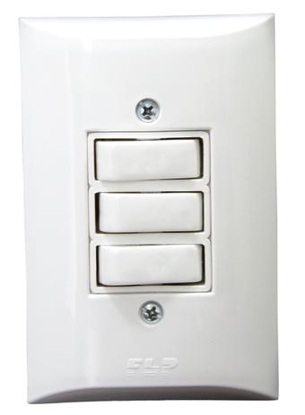 Interruptor Simples 3 Teclas 10A Com Placa Espelho Branco - Flp Menor preço em Interruptor Simples 3 Teclas 10A Com Placa Espelho Branco - Flp