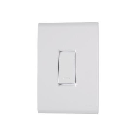 Interruptor Simples Tramontina Linha Liz com Placa 4x2 Branco Menor preço em Interruptor Simples Tramontina Linha Liz com Placa 4x2 Branco