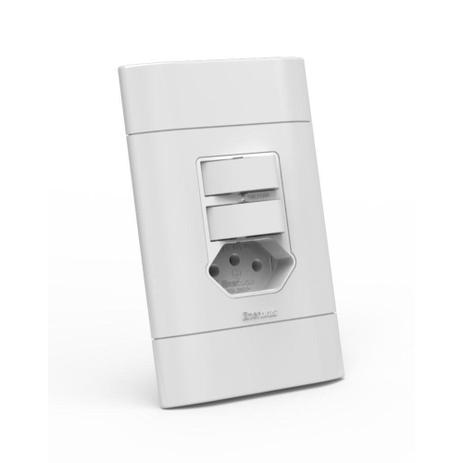 Interruptor sottile 2 tec simples+tom 10a branco - Enerbras Menor preço em Interruptor sottile 2 tec simples+tom 10a branco - Enerbras