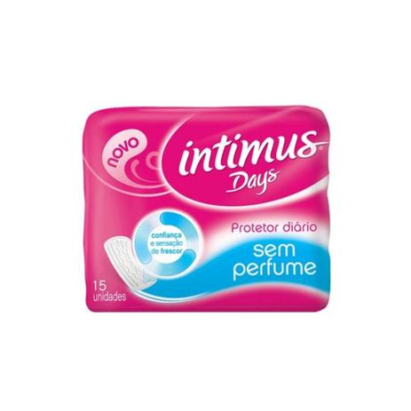 Intimus Days Absorvente Diário S/ Abas C/15 Menor preço em Intimus Days Absorvente Diário S/ Abas C/15
