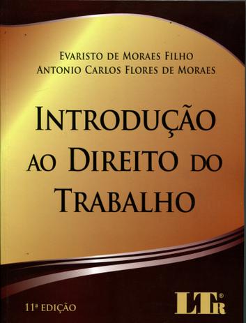 Introdução ao Direito do Trabalho - Ltr Menor preço em Introdução ao Direito do Trabalho - Ltr