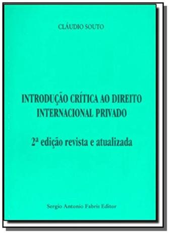 Introducao critica ao direito internacional privad - Safe Menor preço em Introducao critica ao direito internacional privad - Safe