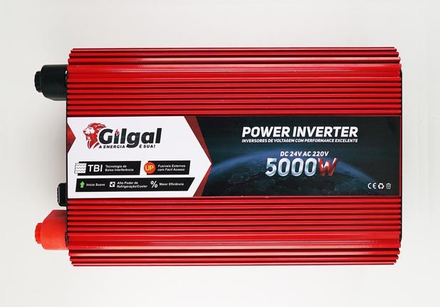 Inversor 5000w Conversor Entrada 24v Saida 220v Transforma - Gilgal Menor preço em Inversor 5000w Conversor Entrada 24v Saida 220v Transforma - Gilgal
