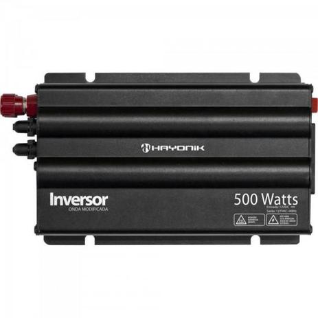 Inversor 500W 12VDC/127V Onda Modificada Cinza Escuro HAYONIK - Marca é boa?