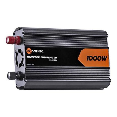 Inversor automotivo vinik onda senoidal 12v 1000w 127v Menor preço em Inversor automotivo vinik onda senoidal 12v 1000w 127v