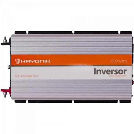 Inversor de ONDA Modificada 12VDC/127V USB 2500W Hayonik Menor preço em Inversor de ONDA Modificada 12VDC/127V USB 2500W Hayonik