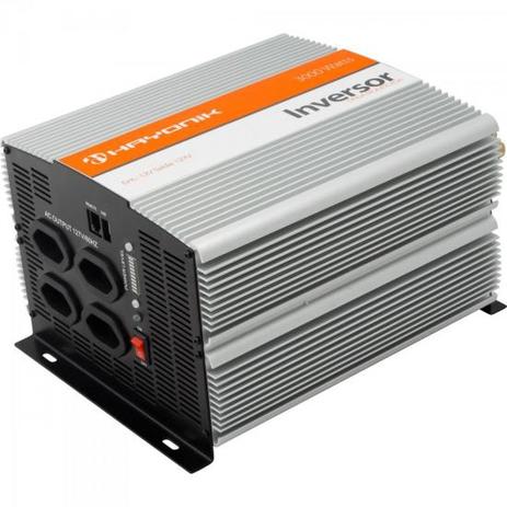 Inversor de Onda Modificada 12VDC/127V USB 3000W HAYONIK Menor preço em Inversor de Onda Modificada 12VDC/127V USB 3000W HAYONIK
