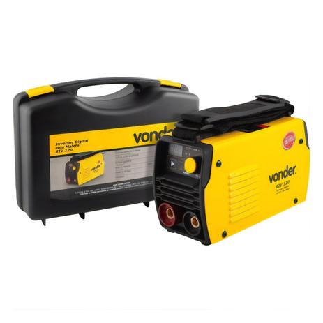 Inversor de Solda Display Digital Eletrodo e TIG 220V RIV120 Vonder Menor preço em Inversor de Solda Display Digital Eletrodo e TIG 220V RIV120 Vonder