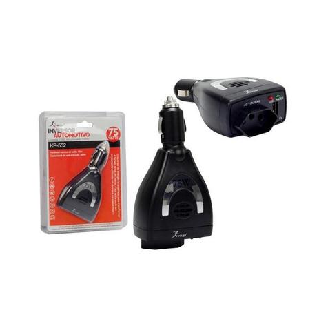 Inversor de tensao 12v 110v potencia 75w com usb veicular carro 127v transformador conversor automot - Knup Menor preço em Inversor de tensao 12v 110v potencia 75w com usb veicular carro 127v transformador conversor automot - Knup