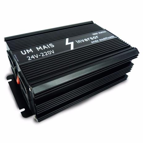 Inversor de Tensão Veicular Um Mais - 1000w - 24v para 220v - Onda Modificada - 4 Tomadas Padrão Brasileiro é ruim? Inversor de Tensão Veicular Um Mais - 1000w - 24v para 220v - Onda Modificada - 4 Tomadas Padrão Brasileiro é boa?