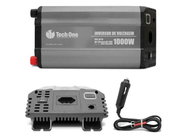 Inversor de Voltagem 12V para 110V 1000W Sinusoidal - TechOne é boa?