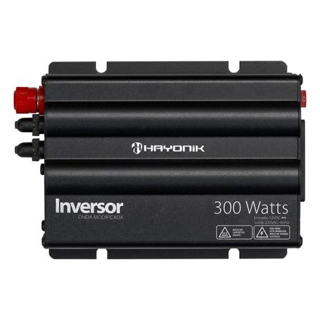 Inversor Onda Modificada Hayonik 300W 12VDC/220V Cinza Escuro Menor preço em Inversor Onda Modificada Hayonik 300W 12VDC/220V Cinza Escuro