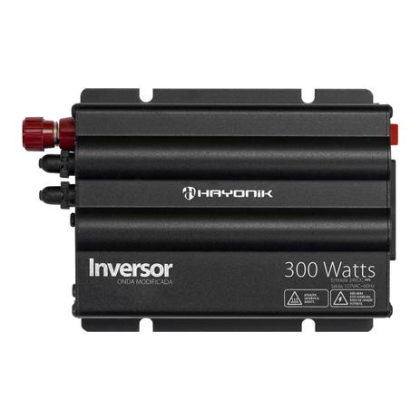 Inversor Onda Modificada Hayonik 300W 24VDC/127V Cinza Escuro Menor preço em Inversor Onda Modificada Hayonik 300W 24VDC/127V Cinza Escuro