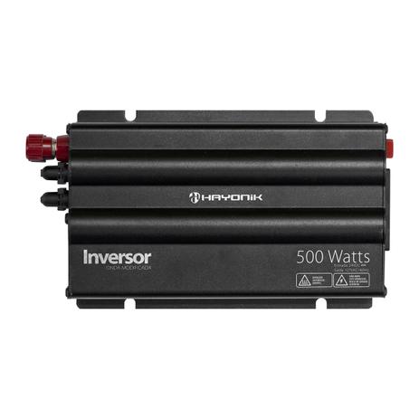 Menor preço em Inversor Onda Modificada  Hayonik 500W 24VDC/127V Cinza Escuro