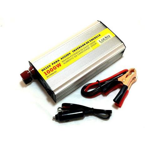 Inversor Transformador Conversor Veicular 1000W 12V para 220V - Lucky amazonia Menor preço em Inversor Transformador Conversor Veicular 1000W 12V para 220V - Lucky amazonia