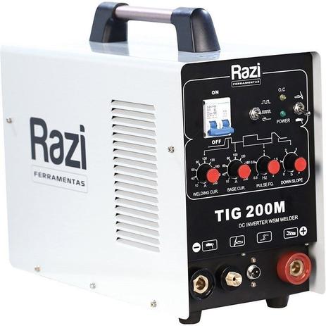 Menor preço em Inversora de solda TIG 200M RZ-MS09010, 220V MONO  - Razi