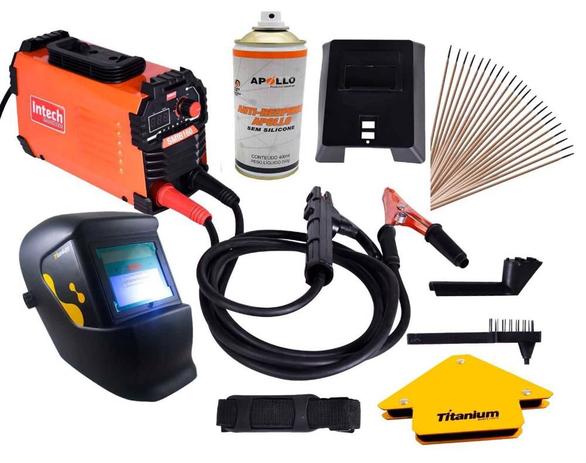 Inversora Solda Eletrodo Smib160 Intech Machine + Mascara Menor preço em Inversora Solda Eletrodo Smib160 Intech Machine + Mascara