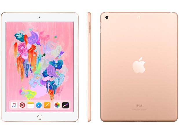 iPad 6 Apple 32GB Dourado Tela 9.7” Retina - Proc. Chip A10 Câm. 8MP + Frontal iOS 11 Touch ID é ruim? iPad 6 Apple 32GB Dourado Tela 9.7” Retina - Proc. Chip A10 Câm. 8MP + Frontal iOS 11 Touch ID é boa?